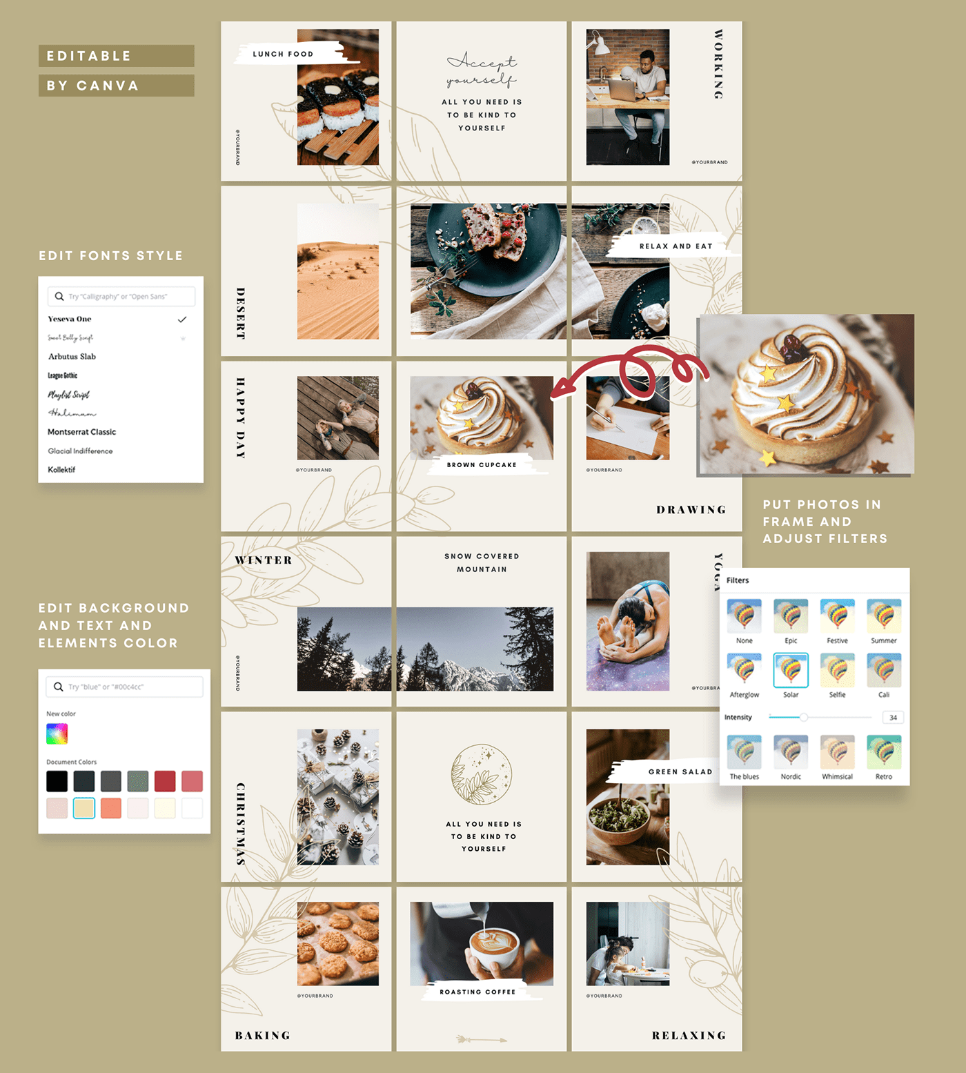 Canva Puzzle Template Behance