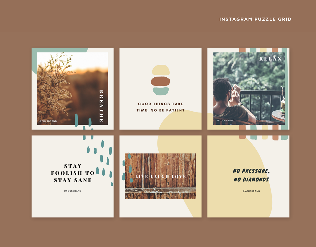 Canva Puzzle Template Behance