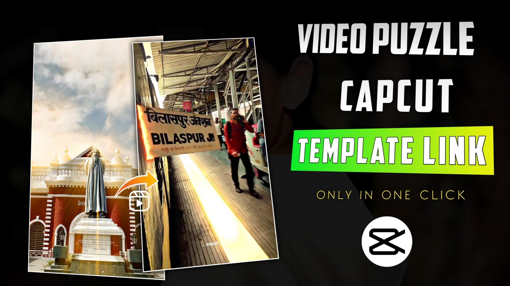 capcut puzzle template