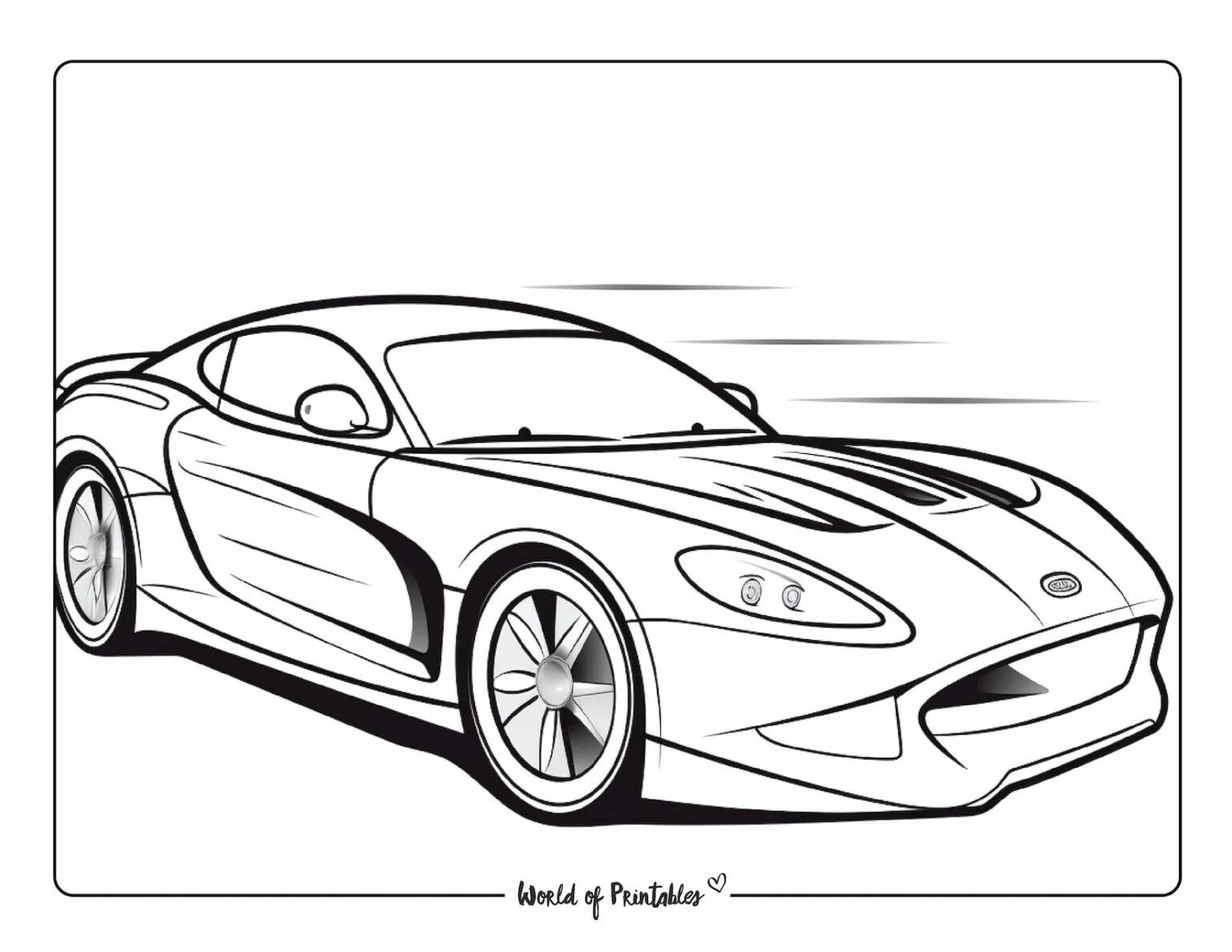free printable car pictures