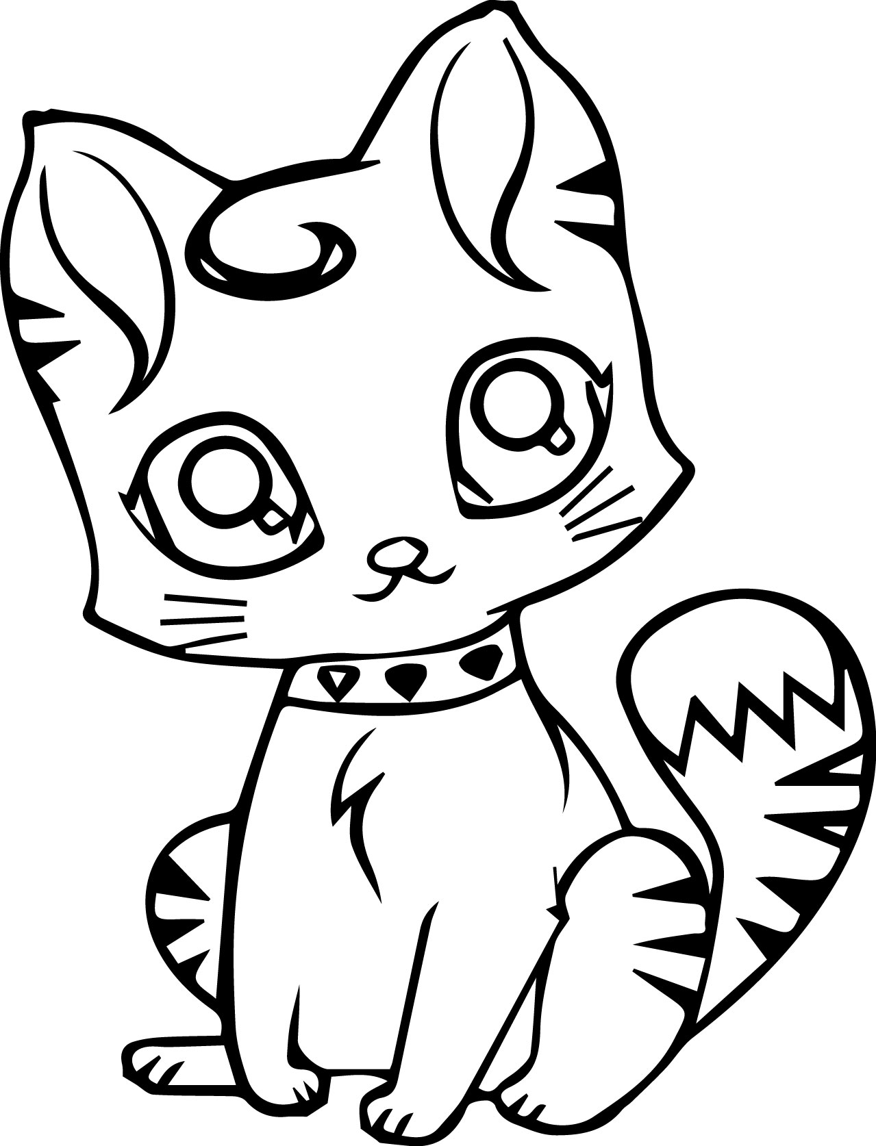 cat pictures to color printable