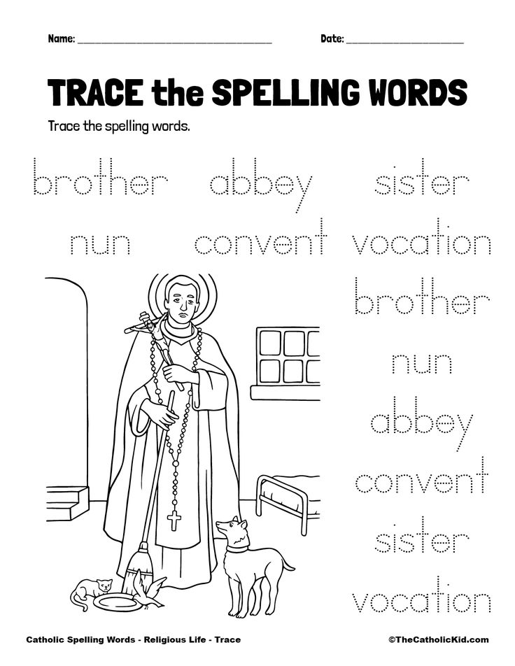 catholic printable activities