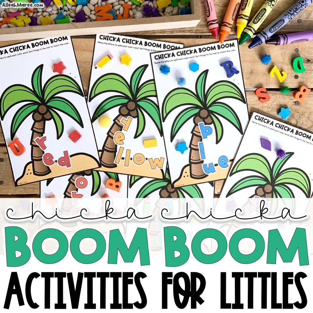 Chicka Chicka Boom Boom Activities For Preschool And Kindergarten