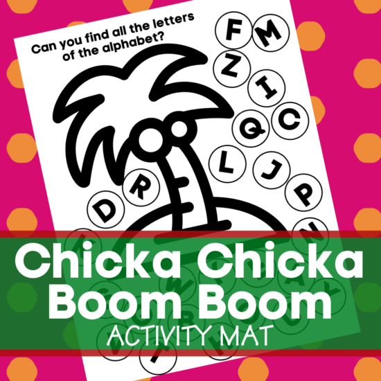 chicka chicka boom boom activities printables
