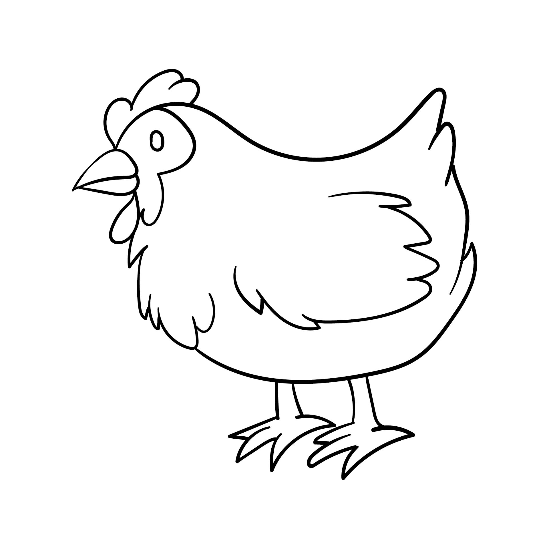 Chicken Template Printable Printable Templates
