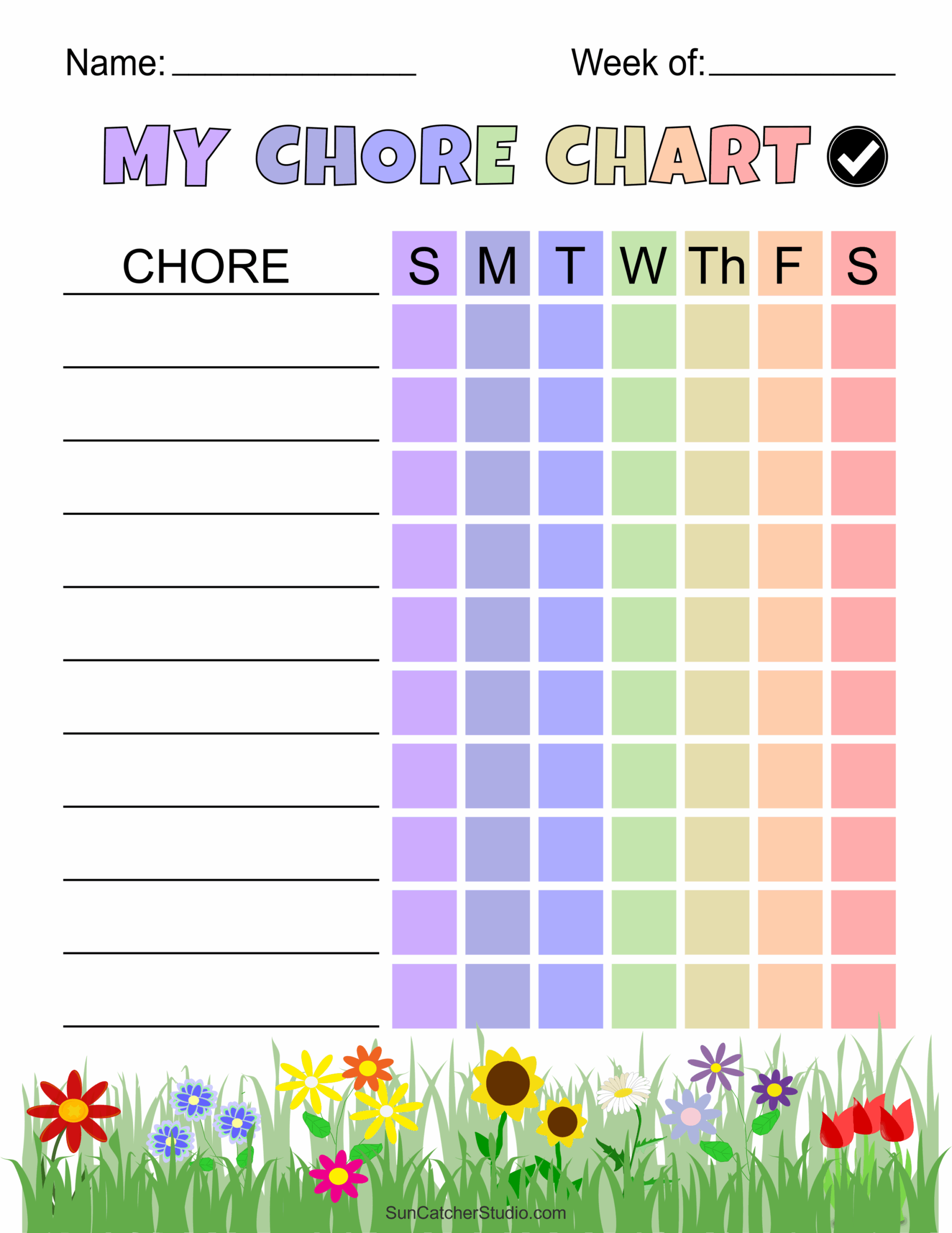 chore pictures free printable