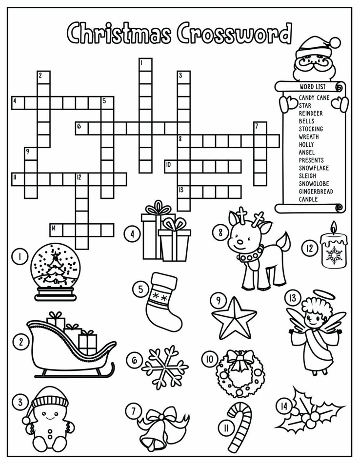 Christmas Activities For Kindergarten Printables