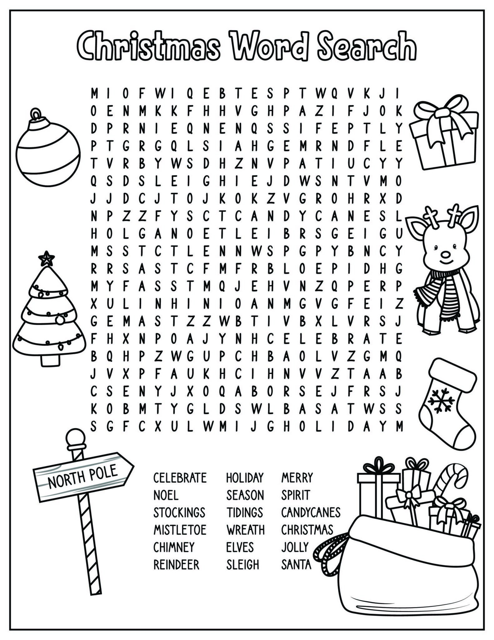 Christmas Activity Sheets Printable