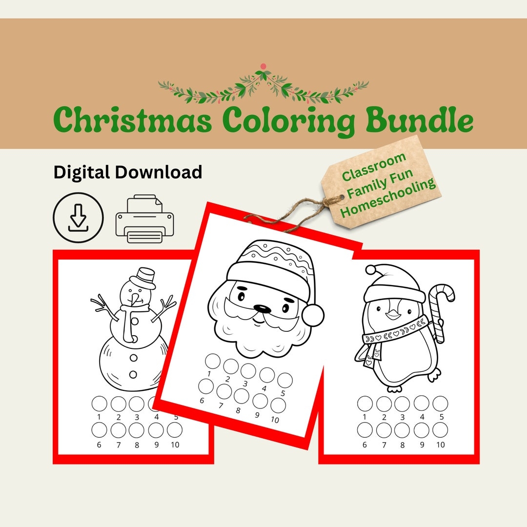Christmas Coloring Activities Printable Christmas Activity Book