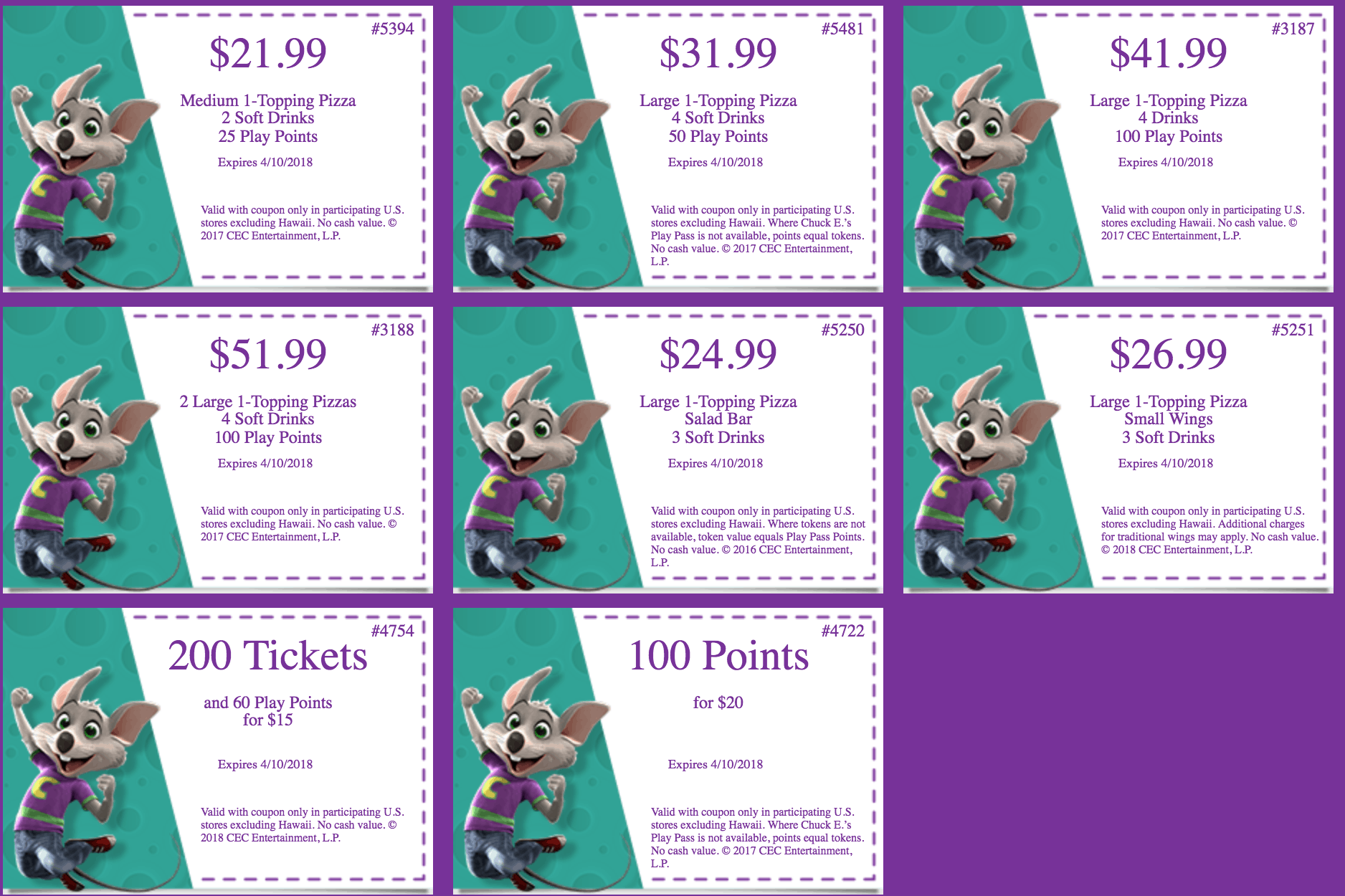 Chuck E Cheese Coupons Printable Jethro Jeff