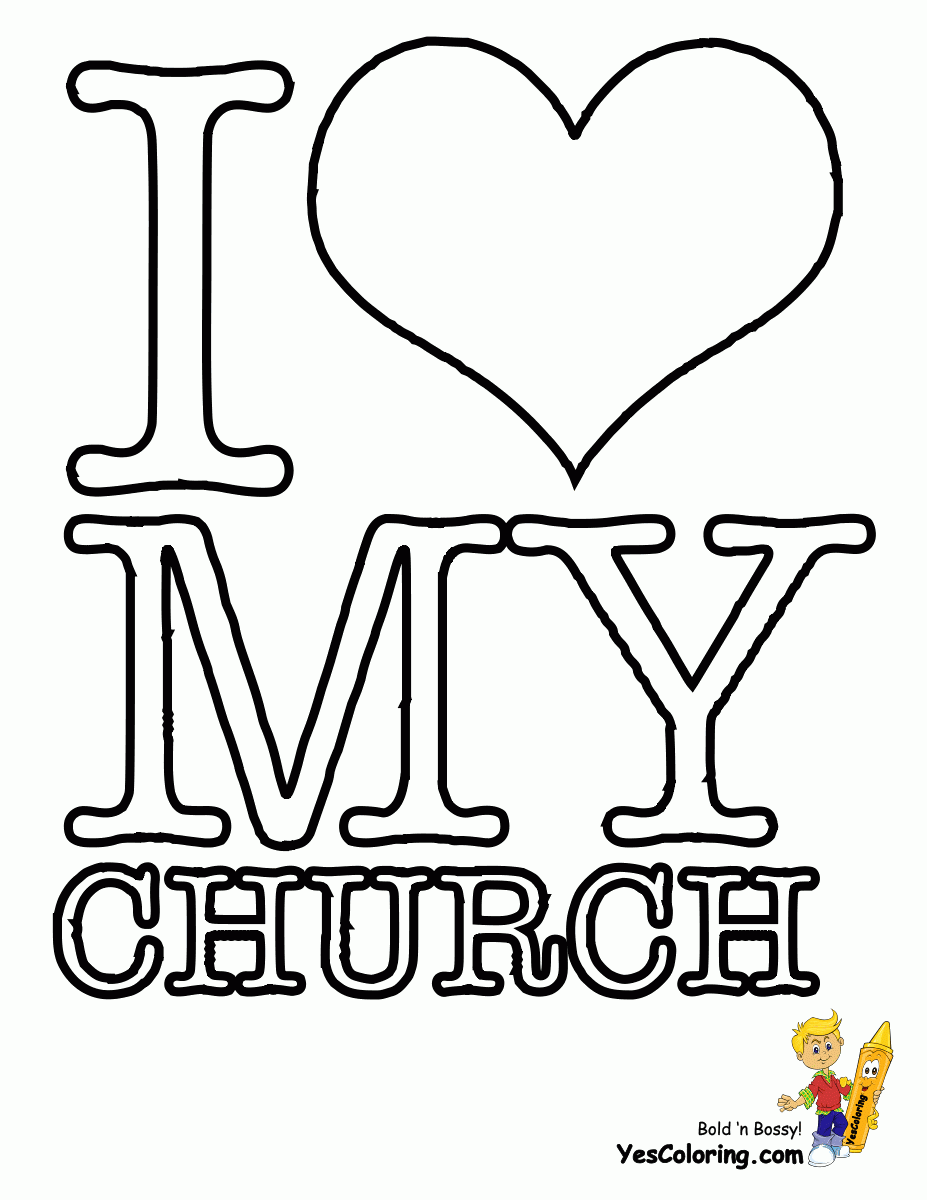 Churches Coloring Pages Coloring Home