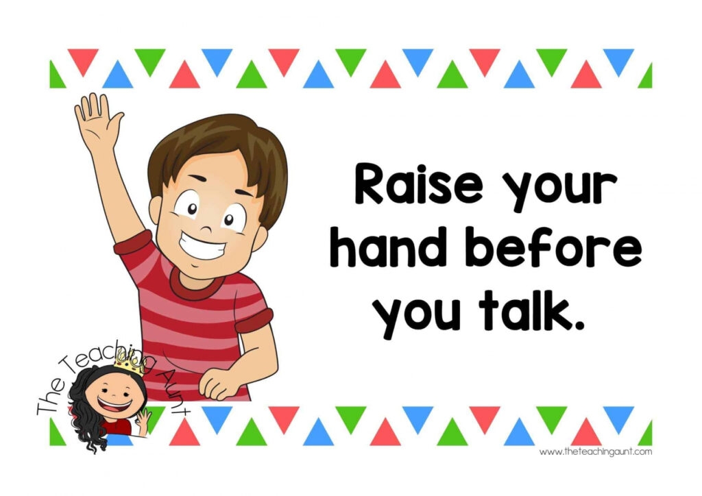 Classroom Rule Template Free Printable Classroom Rules With Pictures 