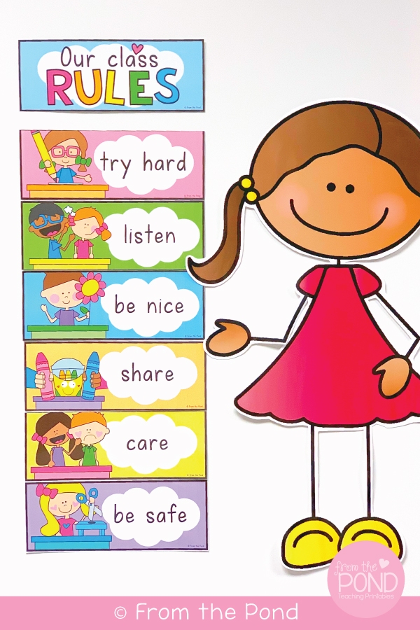 Classroom Rules Kindergarten Printable