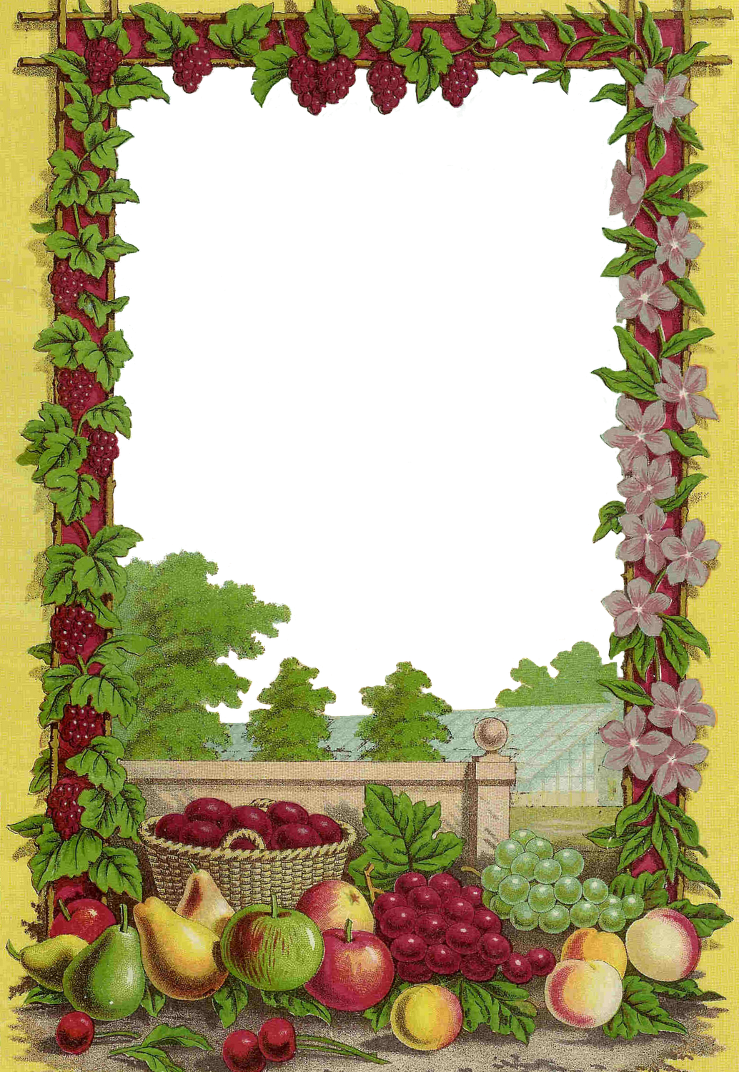 Clipart Fruit Frame Clipart Fruit Frame Transparent FREE For Download 