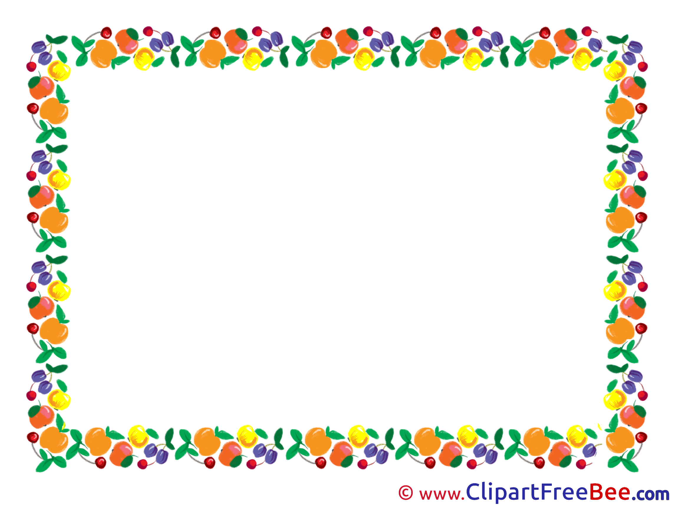 Clipart Fruit Frame Clipart Fruit Frame Transparent FREE For Download