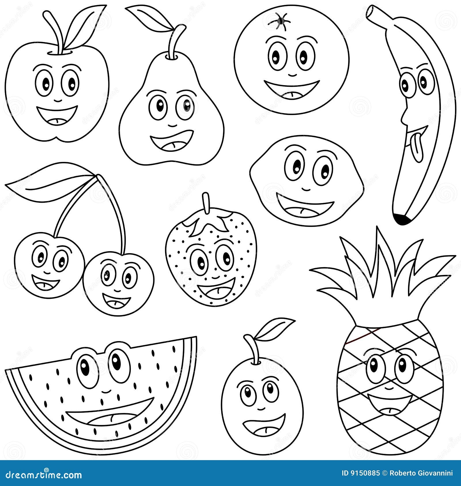 Clipart Fruit In Colour