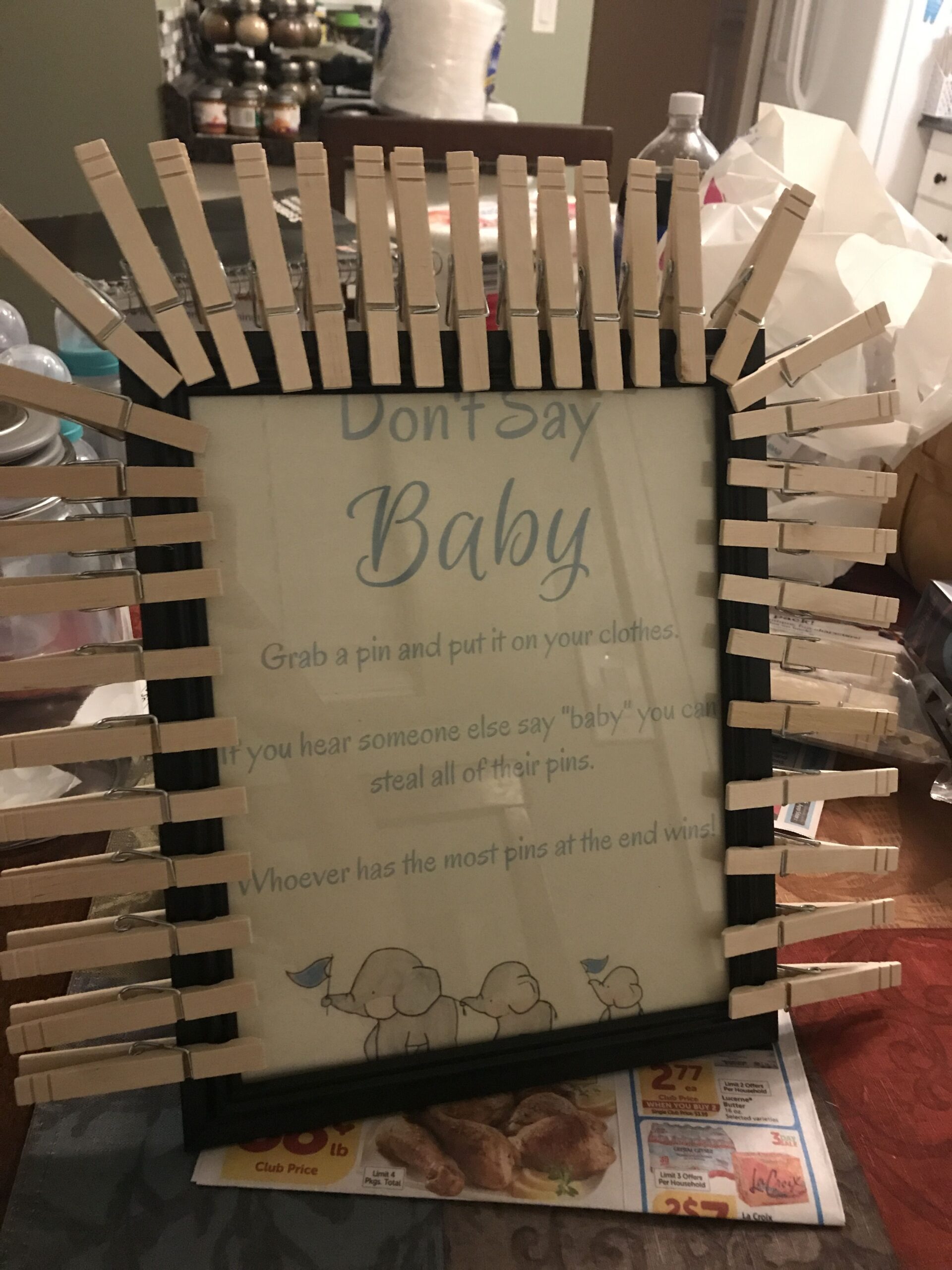free printable baby shower clothes pin game