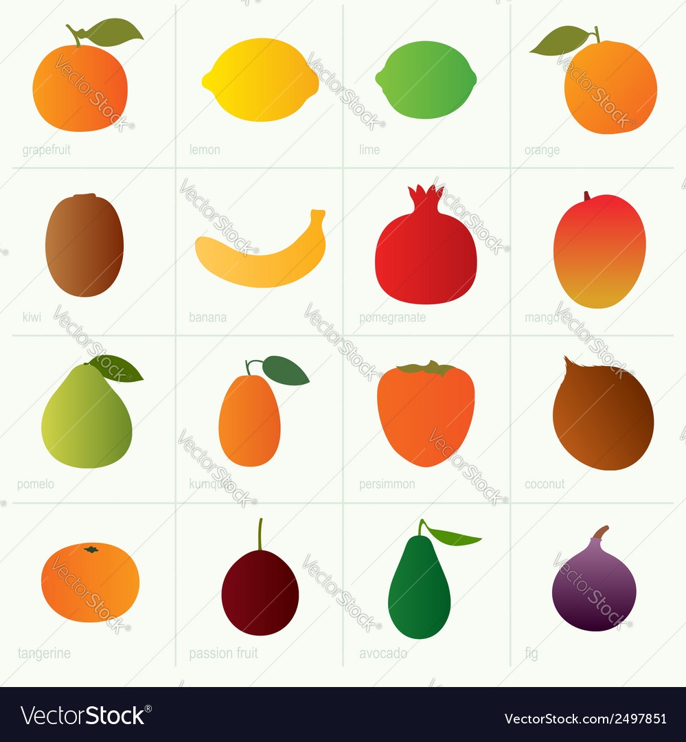 color fruits picture