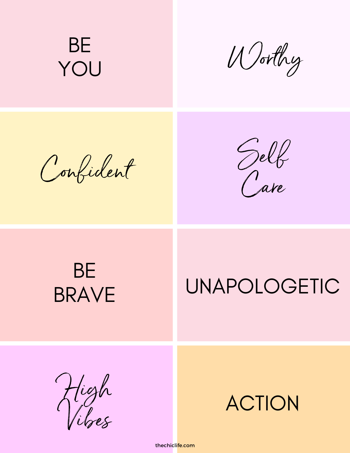 free printable pictures for vision board