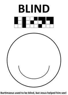 Coloring Page Blind Bartimaeus Activity Sheet 5 Out Of 5 Stars