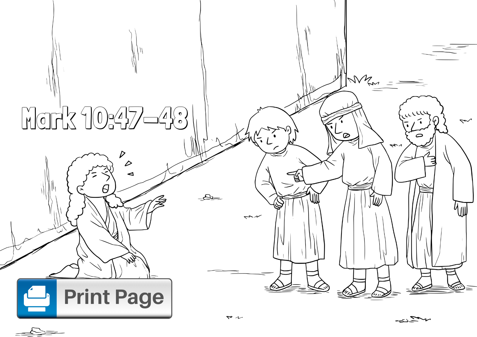 free printable blind bartimaeus activity sheet