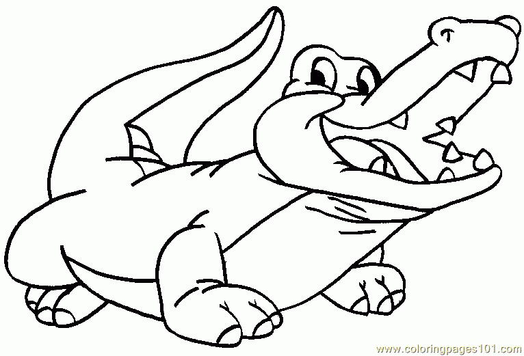 Coloring Pages Alligators Amphibians gt Alligators Free Printable 