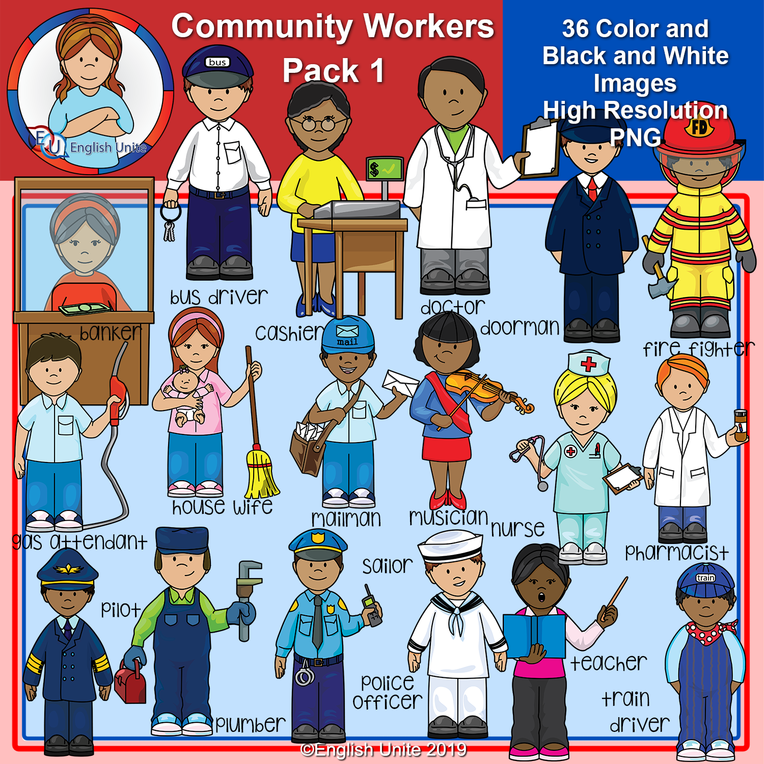 Community Helpers Free Printables