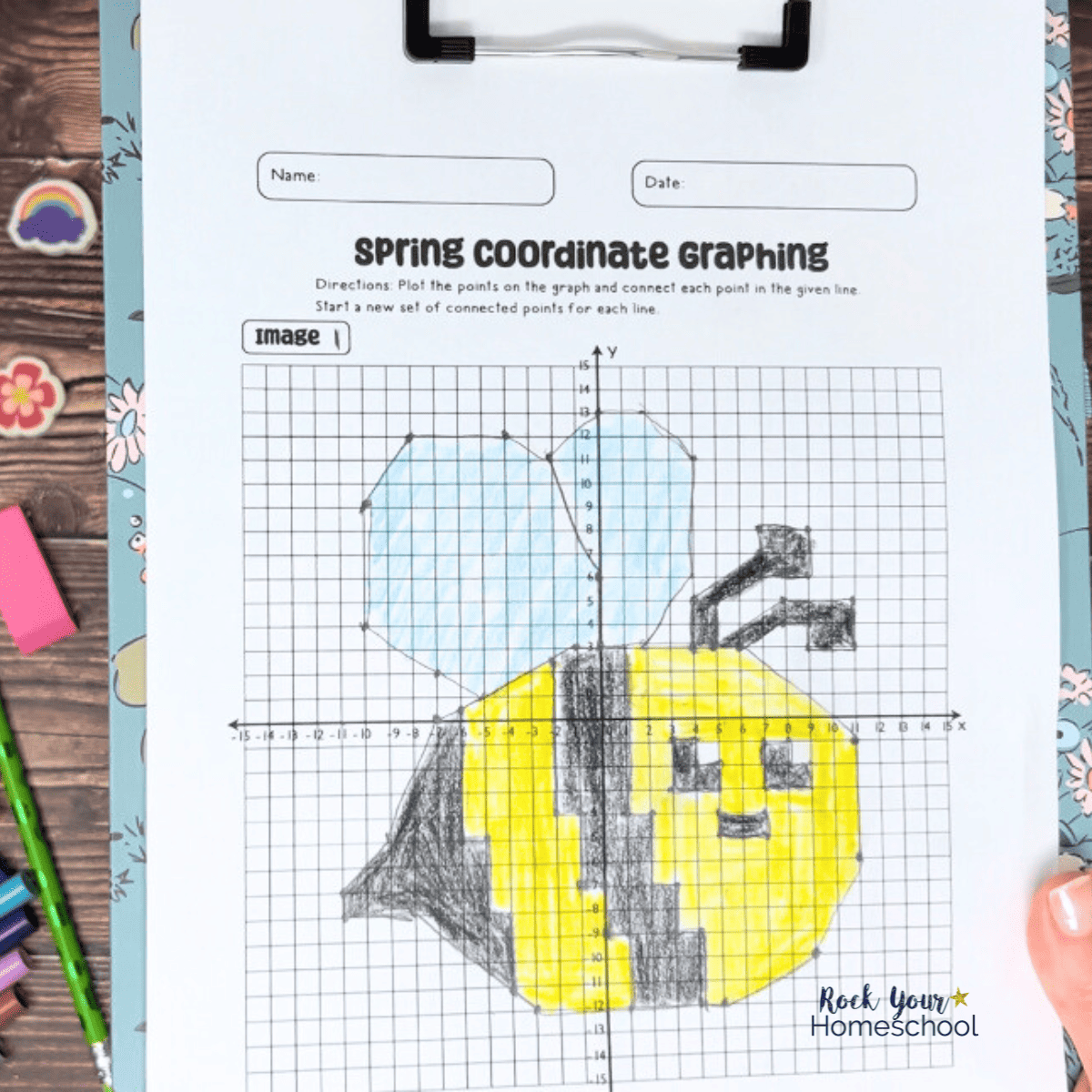 Coordinate Graphing Mystery Pictures For Spring Fun Free Worksheets 