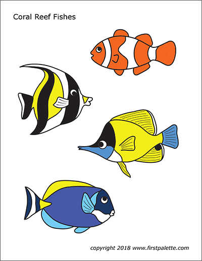 free printable coral reef pictures