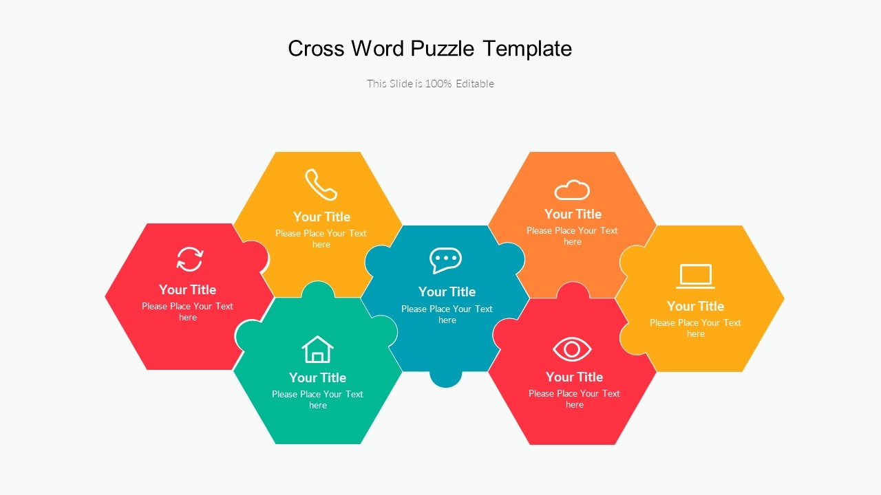 Cross Word Puzzle Template PPTUniverse