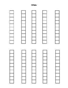 Cuisenaire Rods Printable By Tools For Learning And Teaching TpT