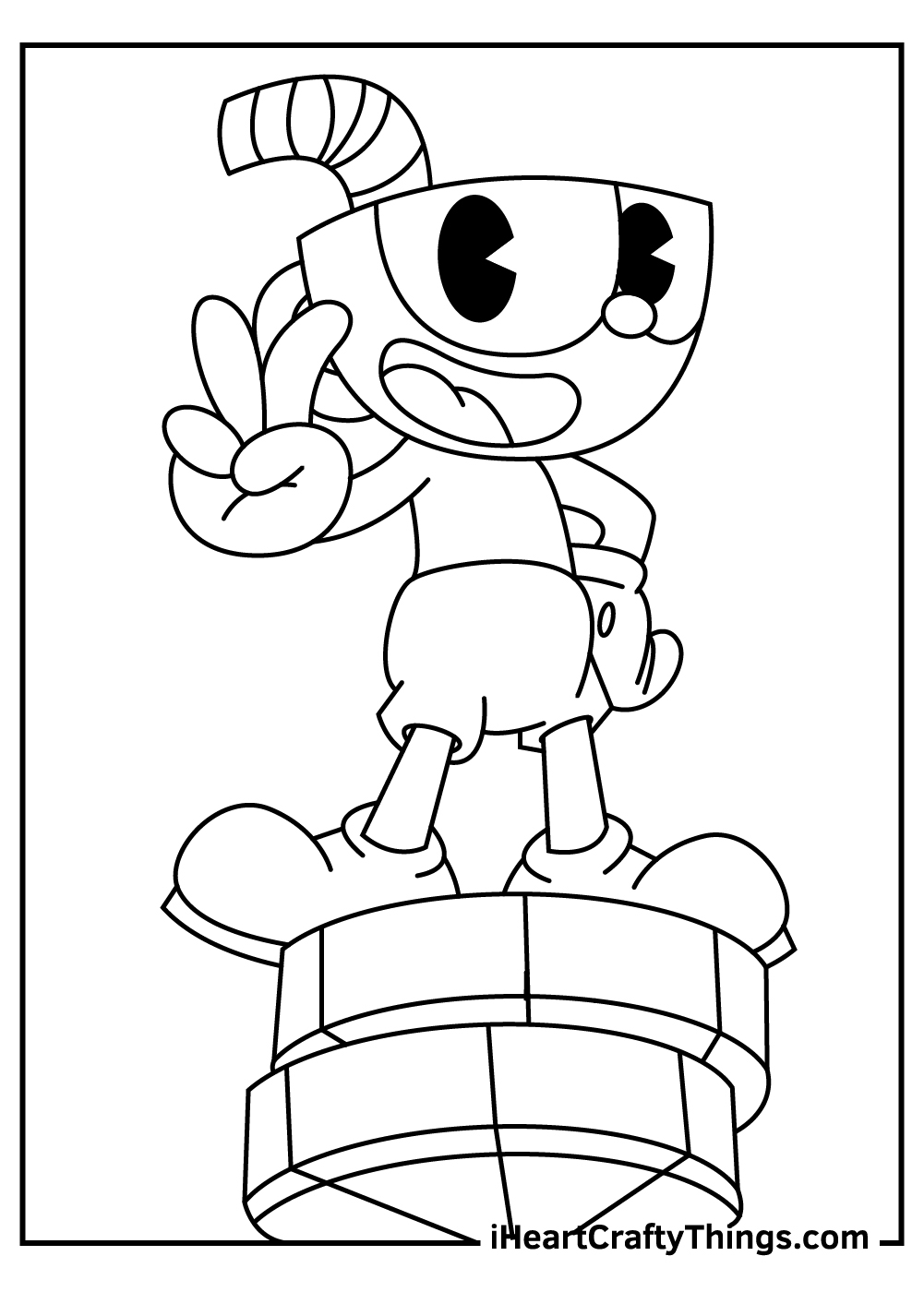 cuphead printable pictures