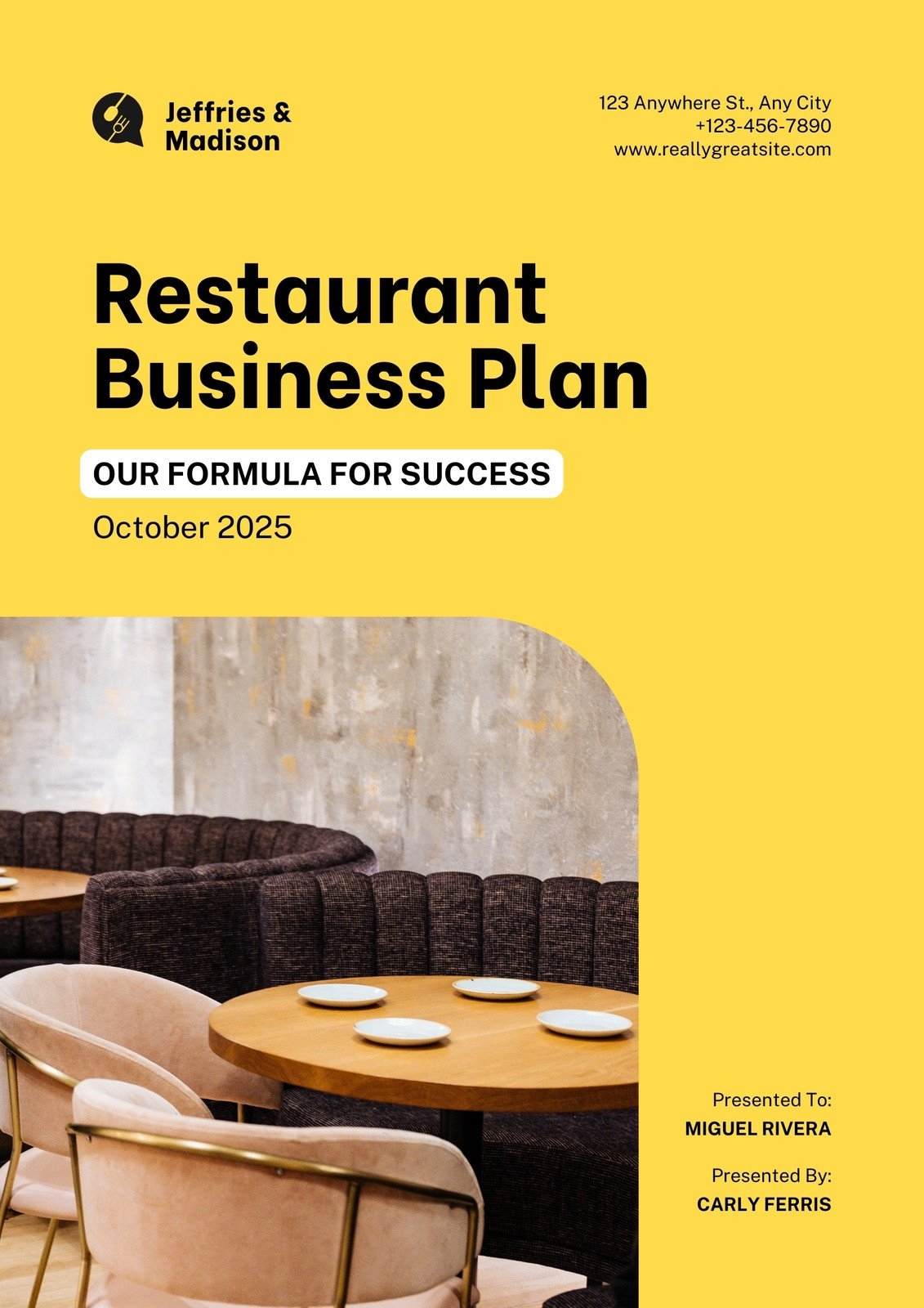 canva business plan templates
