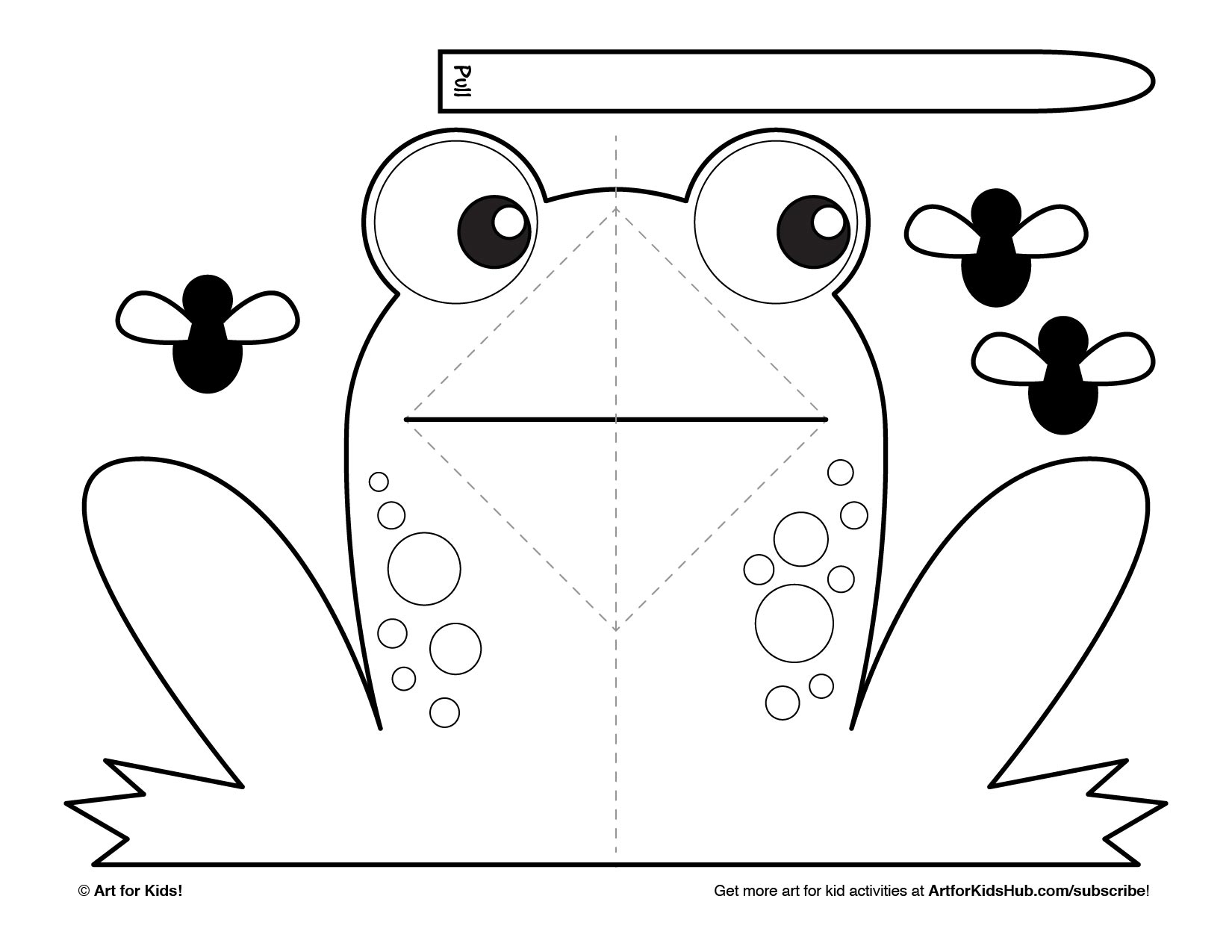 Cut Out Frog Template Printable Printable Templates
