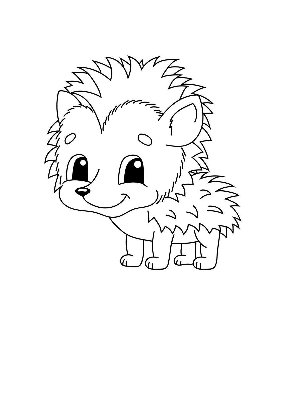 Cute Printable Animal Coloring Pages Etsy