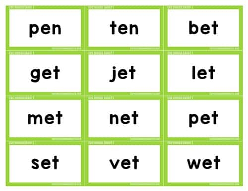CVC Flashcards Superstar Worksheets Worksheets Library