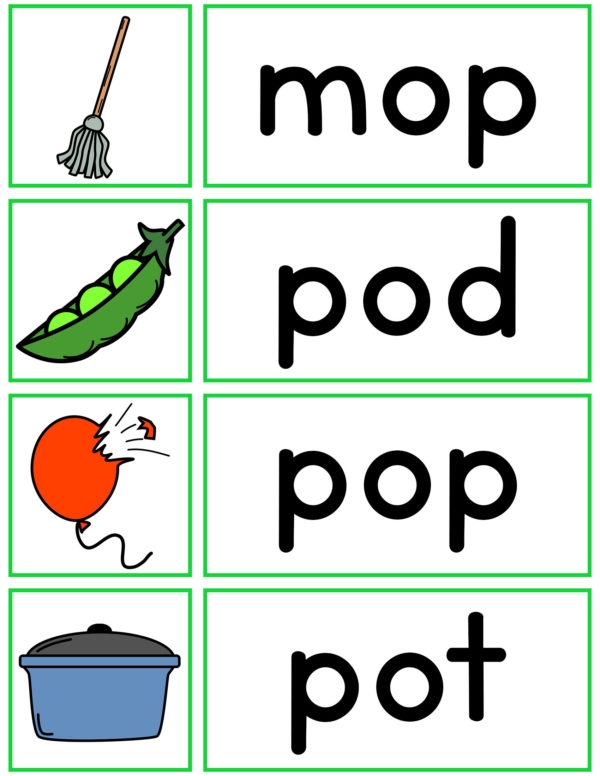 Cvc Picture Cards Free Printable Printable Templates Free