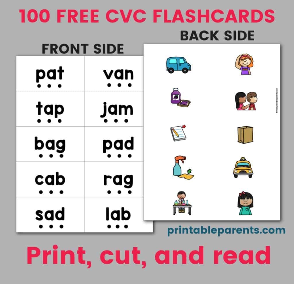 free printable flashcards with pictures