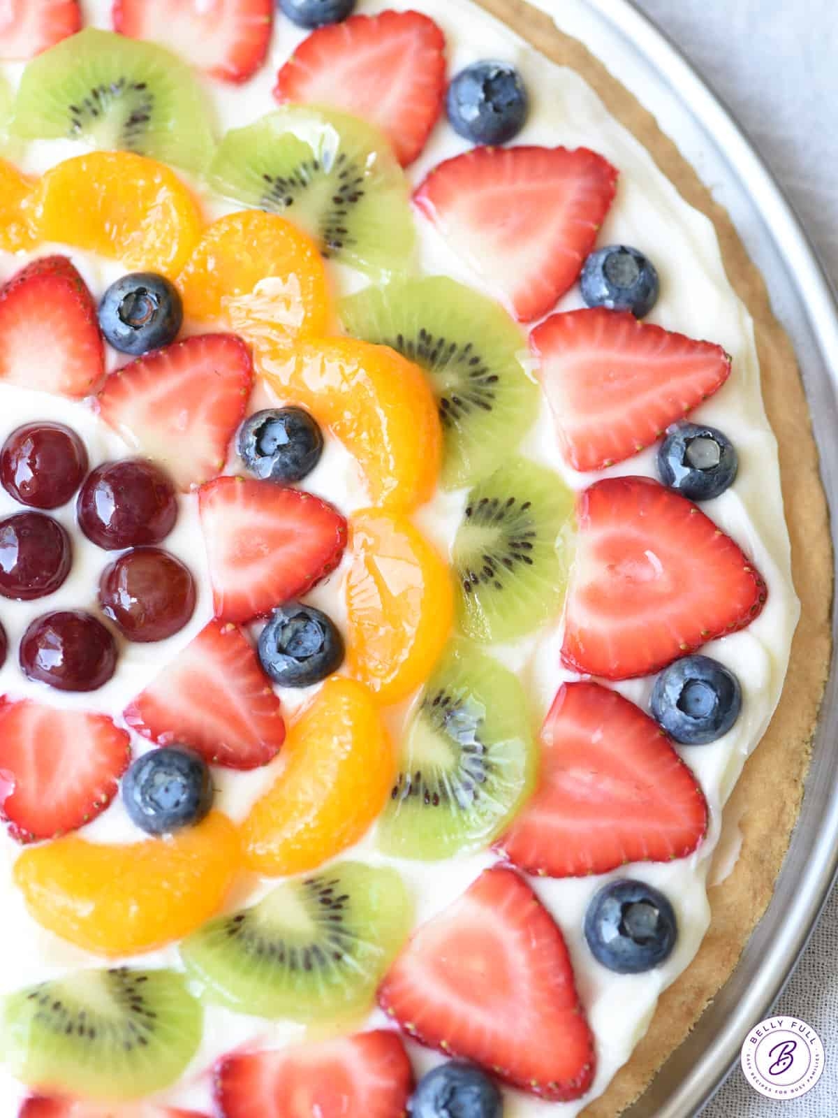 Dessert Fruit Pizza Recipe Belly Full