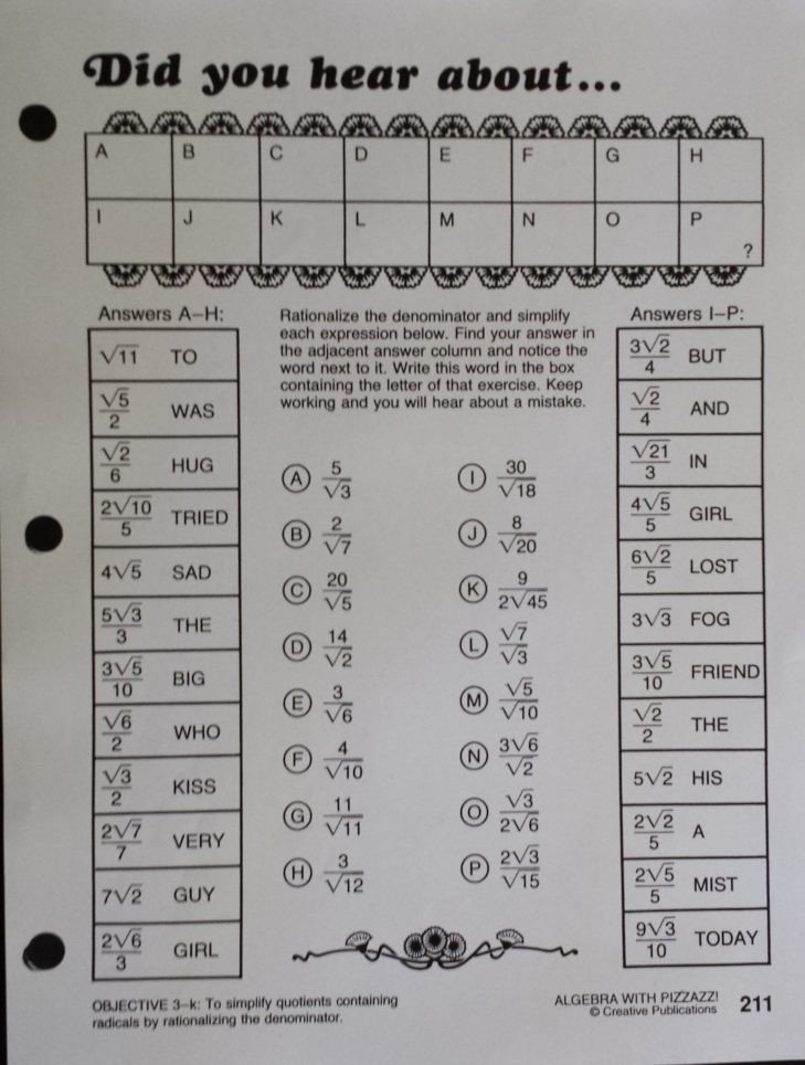 did you hear about the rookie football player math worksheet