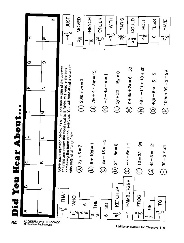 Did You Hear About Math Worksheet Answer Key Worksheet Template Free