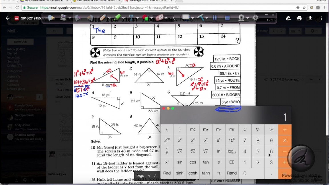 Did You Hear Math Worksheet Answers Printable PDF Template