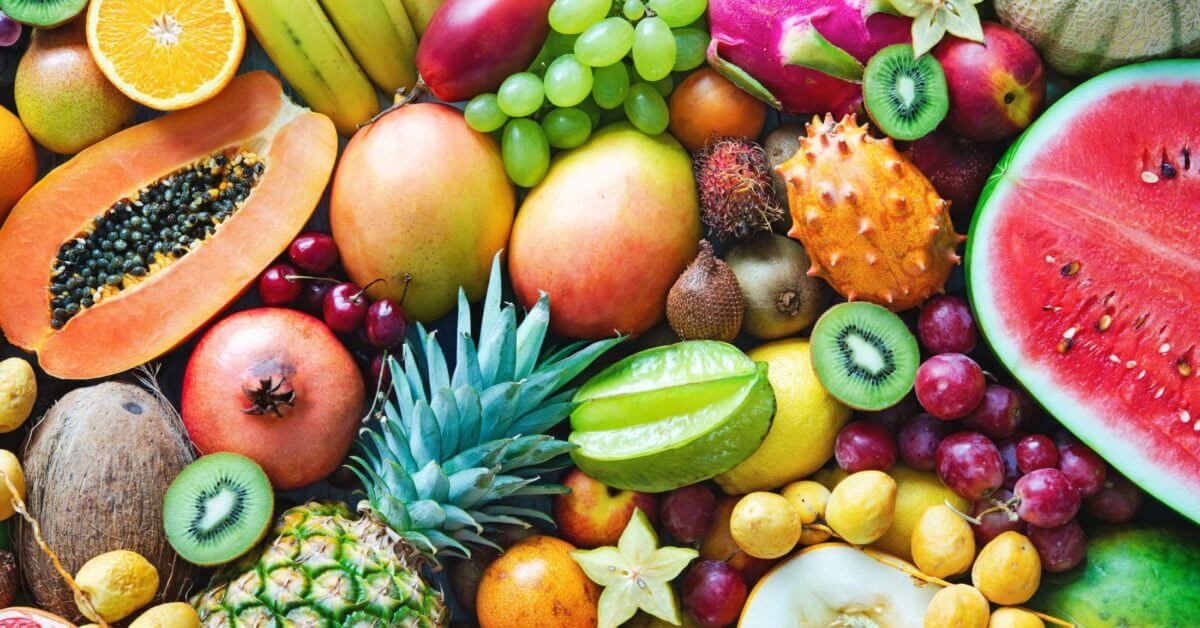 100 different types of fruits with pictures