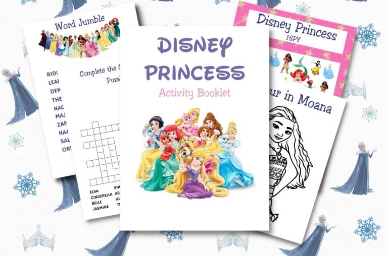 disney activity book printable