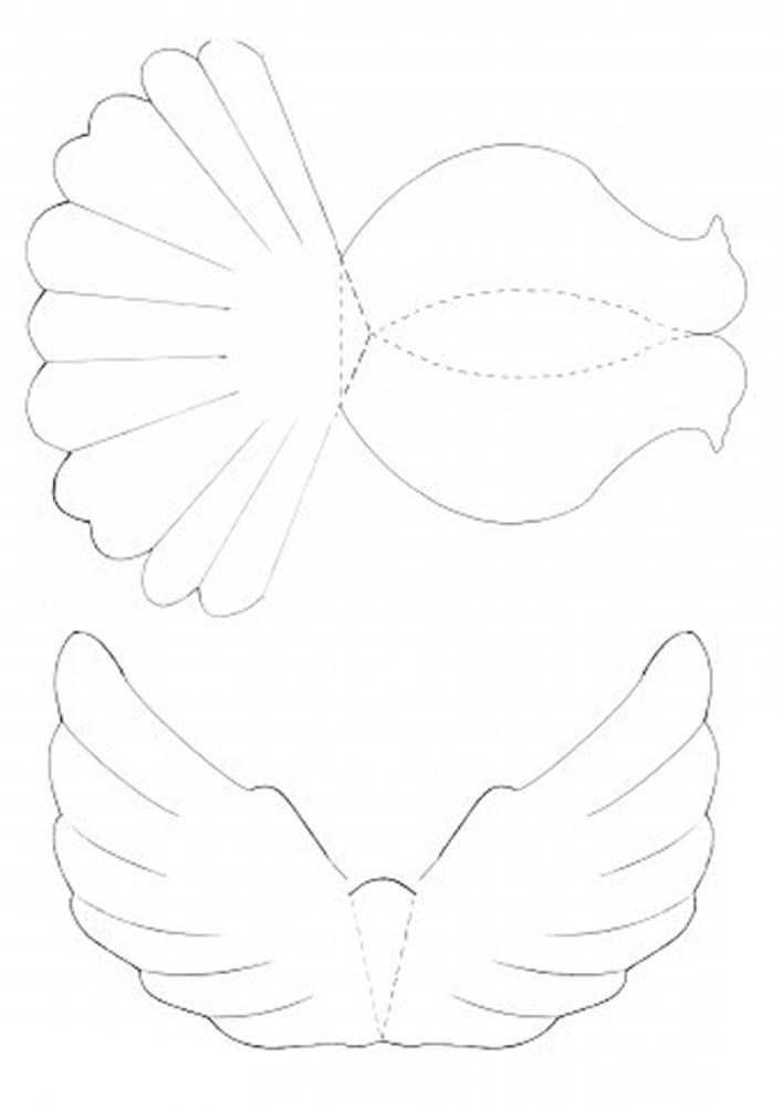 Diy Paper Dove With Printable Template Get What You Need For Free
