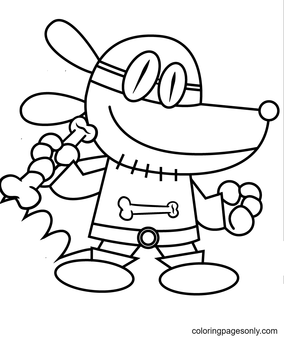 dog man printable activities