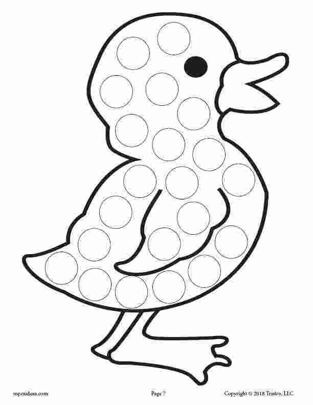 Dot To Dot Marker Printables Printable And Enjoyable Learning
