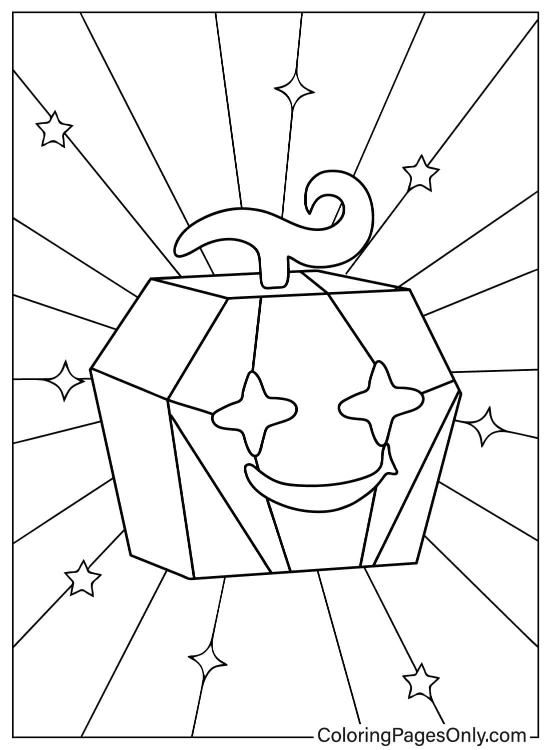 Dough Blox Fruits Free Printable Coloring Pages
