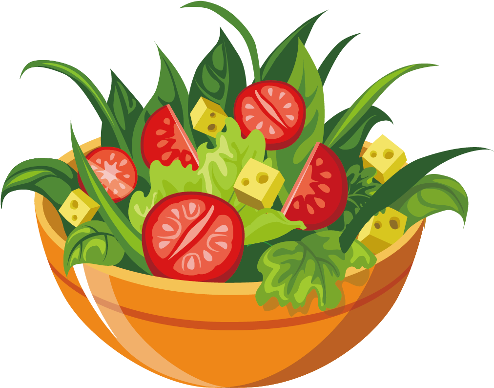 Download Fruit Salad Vegetable Clip Art Png Salad Vector Free 