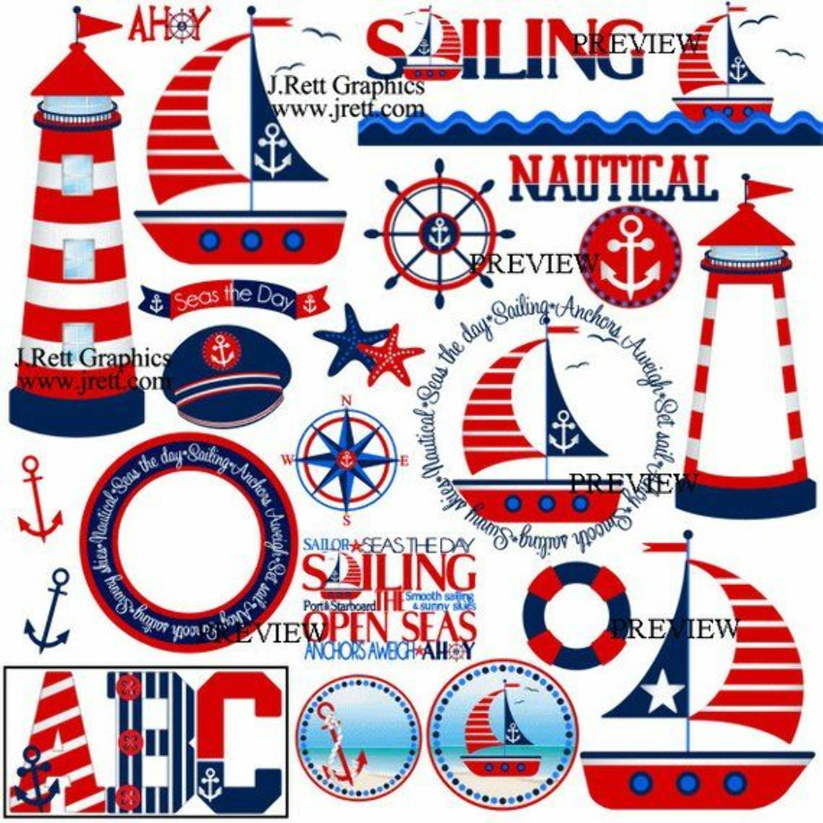 Download High Quality Nautical Clipart Printable Transparent PNG Images 